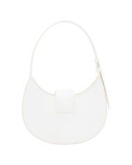 Borsa Donna Armani Exchange Hobo A X Metal Logo Leather White