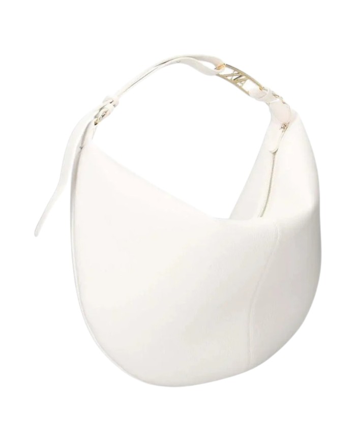Shopper Donna Armani Exchange Spallina Regolabile Fibbia A X Logo Leather White