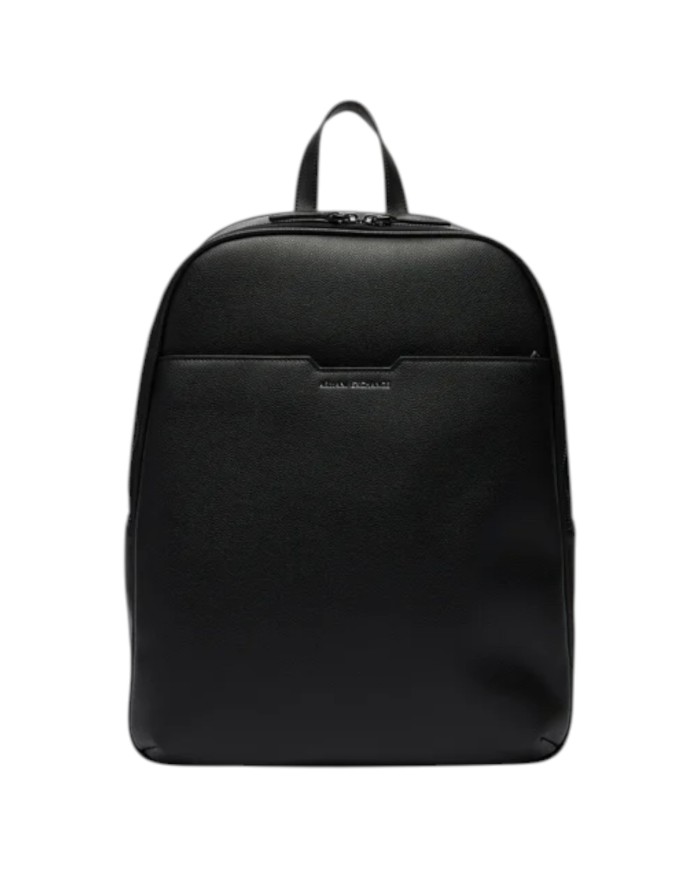 Zaino Uomo Armani Exchange Line Logo Leather Black
