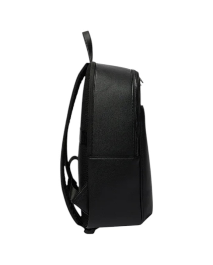 Zaino Uomo Armani Exchange Line Logo Leather Black