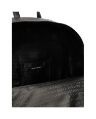 Zaino Uomo Armani Exchange Line Logo Leather Black