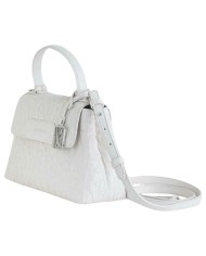 Borsa A Mano Donna Armani Exchange Con Tracolla Logata Leather Off White