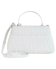 Borsa A Mano Donna Armani Exchange Con Tracolla Logata Leather Off White