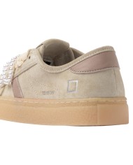 Sneakers D.a.t.e. Donna Tender Bow Suede Beige