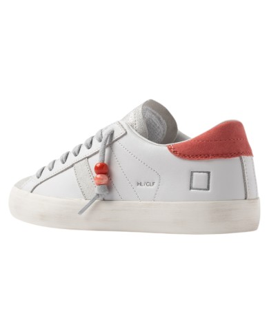 Sneakers D.a.t.e. Donna Hill Low Calf White Coral