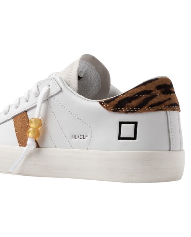 Sneakers D.a.t.e. Donna Hill Low Calf White Leopard