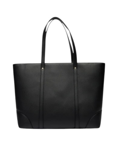 Shopper Donna Armani Exchange Fibbia Logo Leather Black