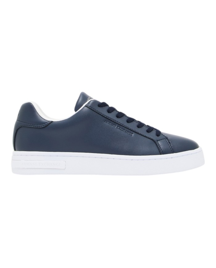 Sneaker Uomo Armani Exchange Basic Leather Navy Blue