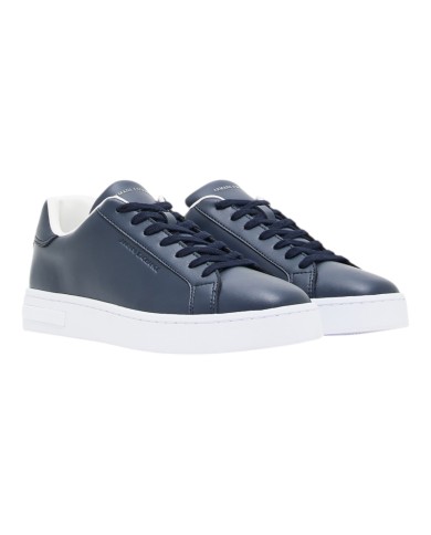 Sneaker Uomo Armani Exchange Basic Leather Navy Blue