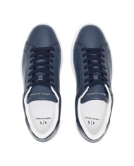 Sneaker Uomo Armani Exchange Basic Leather Navy Blue