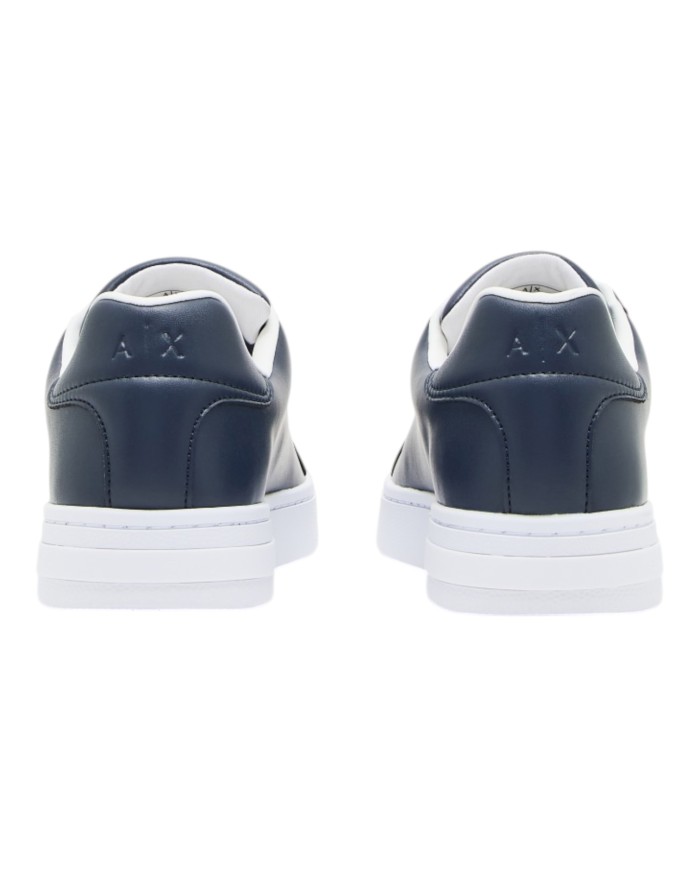 Sneaker Uomo Armani Exchange Basic Leather Navy Blue