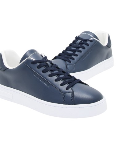 Sneaker Uomo Armani Exchange Basic Leather Navy Blue