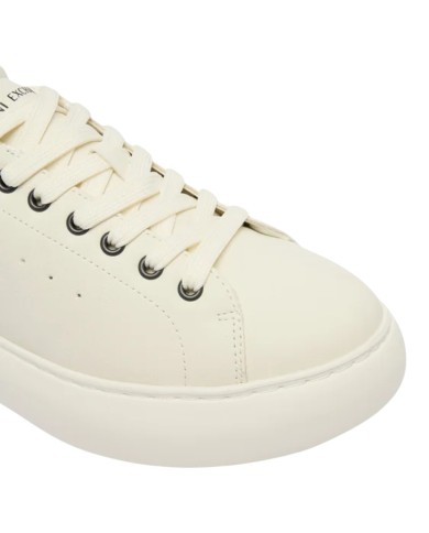 Sneakers Armani Exchange Donna Chunky Leather Off White Sky Blue