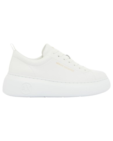Sneakers Armani Exchange Donna Chunky Leather Optical White