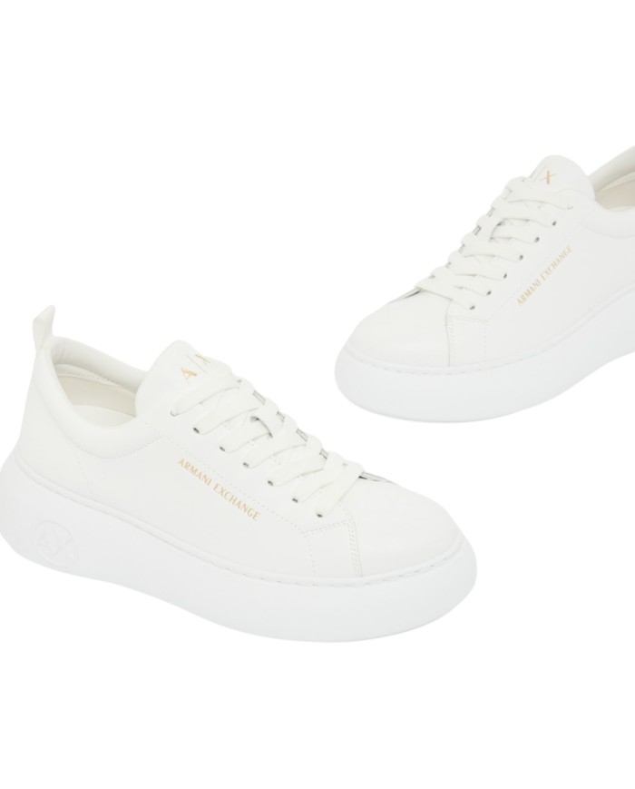 Sneakers Armani Exchange Donna Chunky Leather Optical White