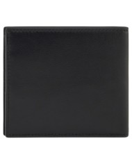 Portafoglio Armani Exchange Uomo Line Logo Portamonete Leather Black
