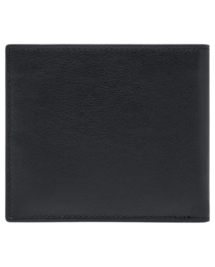 Portafoglio Armani Exchange Uomo Line Logo Portacarte Leather Black