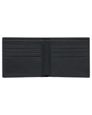 Portafoglio Armani Exchange Uomo Line Logo Portacarte Leather Black