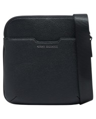 Borsello Armani Exchange Uomo Line Logo Leather Black