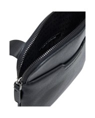 Borsello Armani Exchange Uomo Line Logo Leather Black