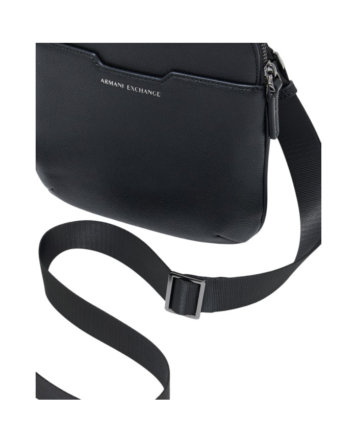 Borsello Armani Exchange Uomo Line Logo Leather Black
