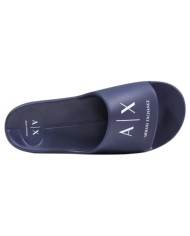 Ciabatte Armani Exchange Uomo A X Logo Slides Deep Navy