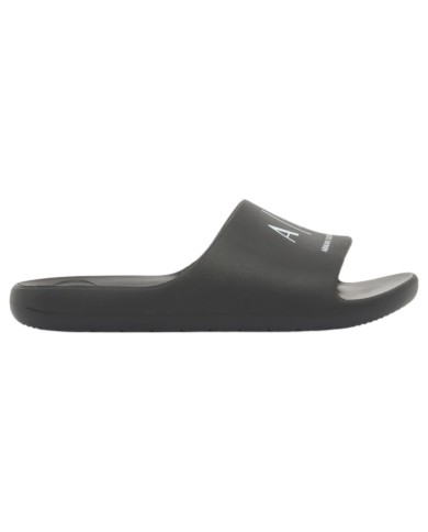 Ciabatte Armani Exchange Uomo A X Logo Slides Black