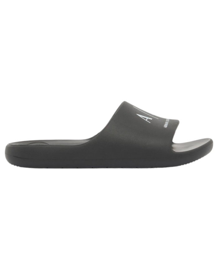 Ciabatte Armani Exchange Uomo A X Logo Slides Black