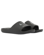 Ciabatte Armani Exchange Uomo A X Logo Slides Black
