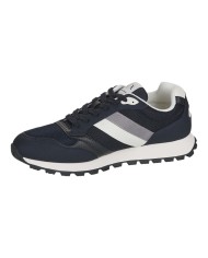 Sneakers Uomo Armani Exchange Stripes Logo Suede Leather Deep Navy