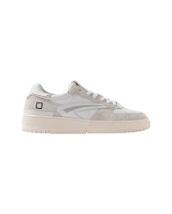 Sneakers Date Uomo Torneo Pure Basic Leather Suede White