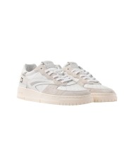 Sneakers Date Uomo Torneo Pure Basic Leather Suede White
