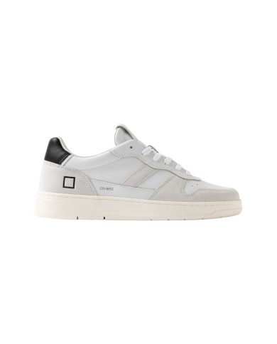 Sneakers Date Uomo Couìrt 2.0 Basic Leather Suede White Black