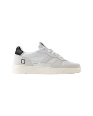 Sneakers Date Uomo Couìrt 2.0 Basic Leather Suede White Black