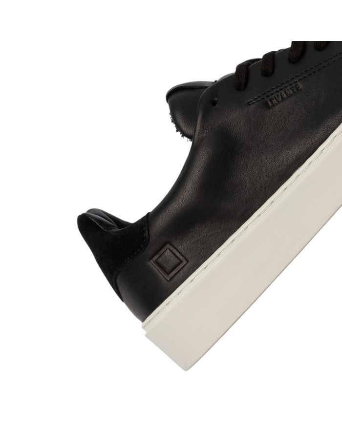 Sneakers Date Uomo Levante Leather Nappa Soft Black