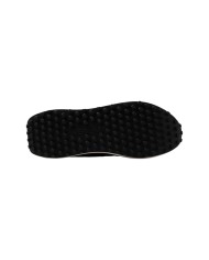 Sneakers Date Uomo Athleta Nylon Black con inserti in Suede Ivory Grigio Scuro