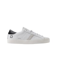 Sneakers Date Uomo Hill Low  Leather Calf White Black