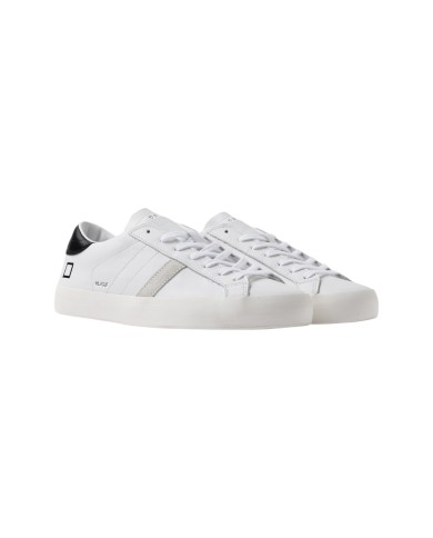 Sneakers Date Uomo Hill Low  Leather Calf White Black