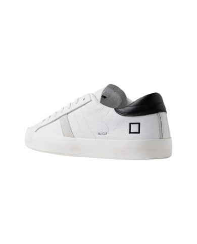 Sneakers Date Uomo Hill Low  Leather Calf White Black