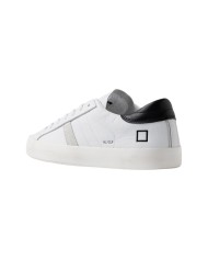 Sneakers Date Uomo Hill Low  Leather Calf White Black