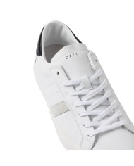 Sneakers Date Uomo Hill Low  Leather Calf White Black