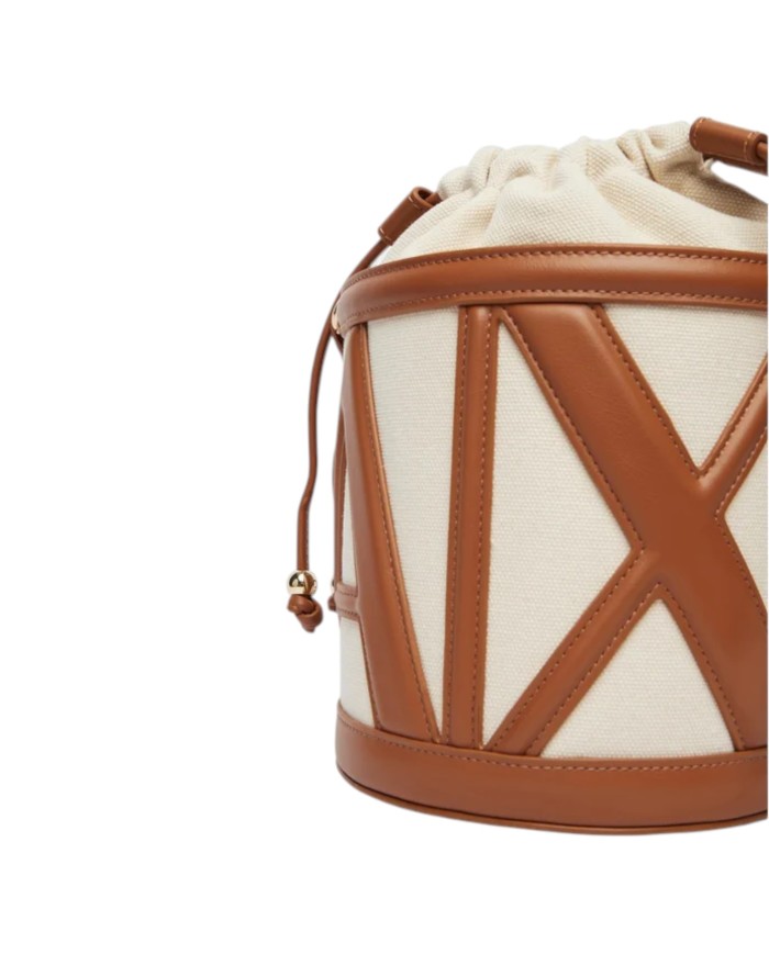 Borsa Donna Armani Exchange Borsa A Secchiello A X Logo Leather Cognac