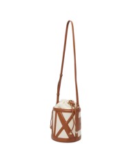 Borsa Donna Armani Exchange Borsa A Secchiello A X Logo Leather Cognac