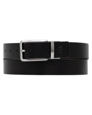 Cintura Uomo Armani Exchange Reversibile Leather Black Navy