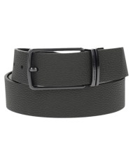 Cintura Uomo Armani Exchange Reversibile Leather Gunmetal Black