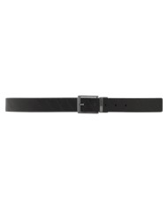 Cintura Uomo Armani Exchange Embossed Logo Leather Black