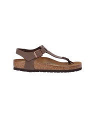 Sandalo Donna Unisex Uomo Birkenstock Kairo Infradito In Nubuck Con Cinturino alla Caviglia Mocca