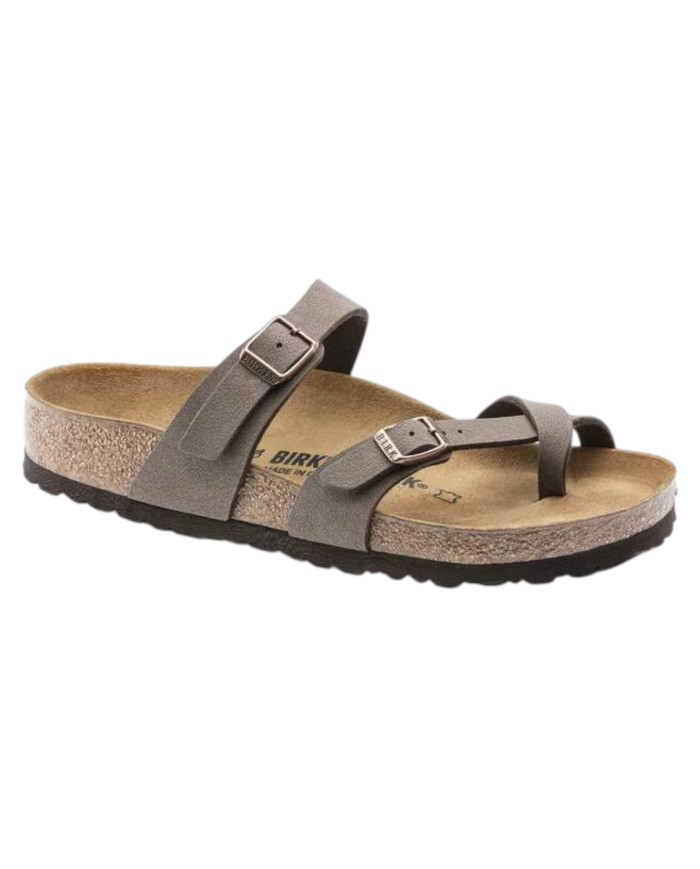 Sandalo Donna Birkenstock Mayary Infradito Birko Flor Nubuck Mocca
