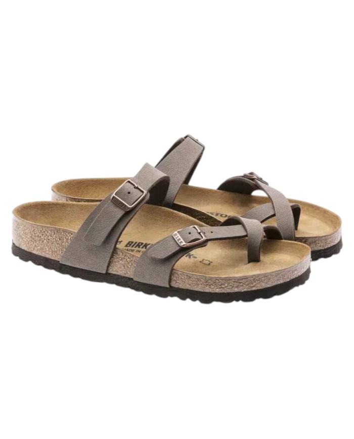 Sandalo Donna Birkenstock Mayary Infradito Birko Flor Nubuck Mocca