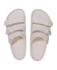 Sandalo Donna Birkenstock Unisex Florida III Eva Pap Flex PLatform Eggshel White